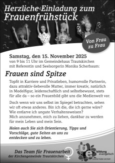 Frauenfrühstück Trautskirchen am 15.11.25