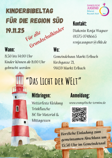 Kinderbibeltag Region Süd am 19.11.25